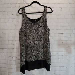 Massini double layered plus size 1X tank top